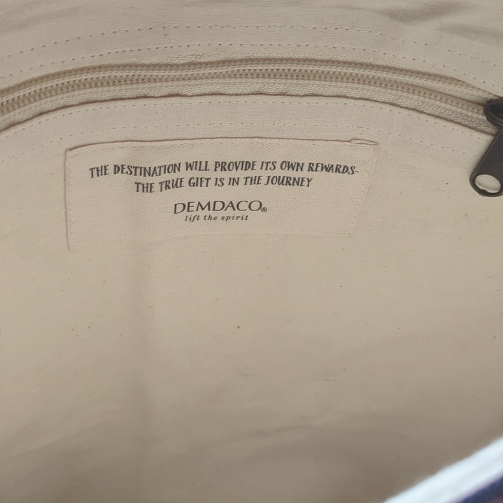 Demdaco Hobo Bag Patchwork Multicolor Bohemian He… - image 2